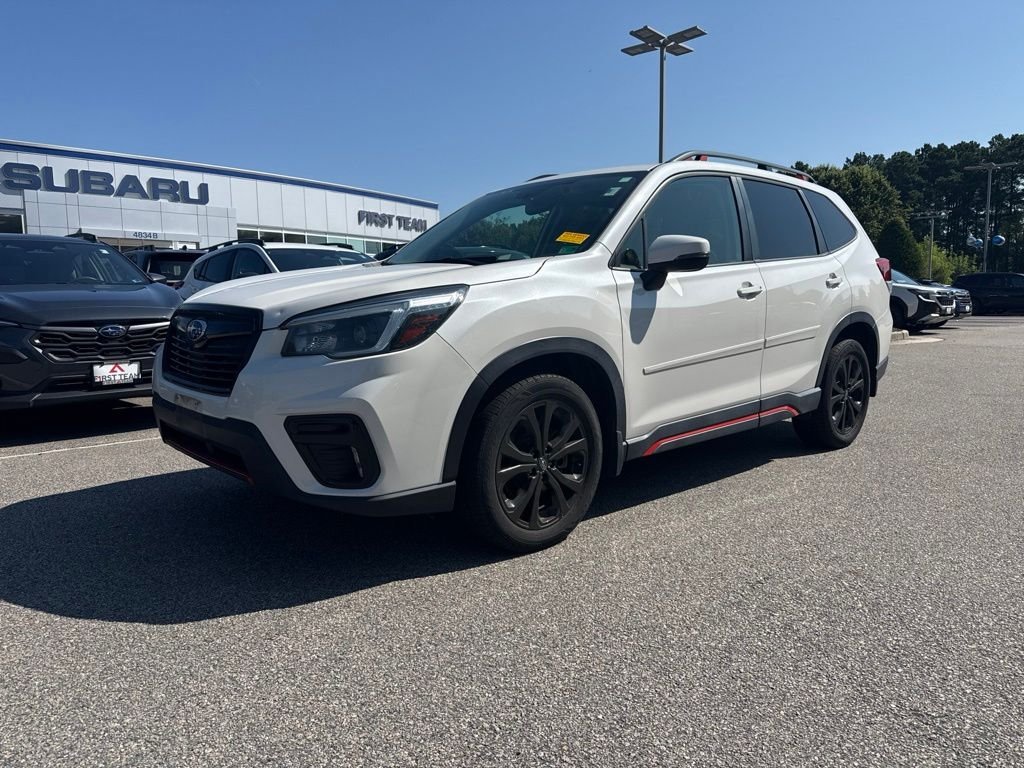 Used 2021 White Subaru Sport image 1