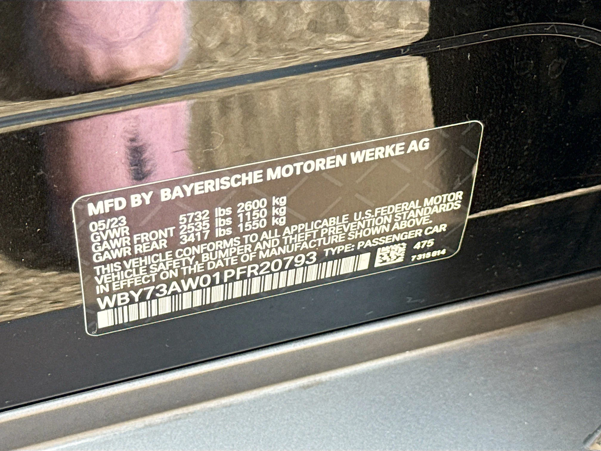 Certified Used 2023 Black Sapphire Metallic BMW eDrive40 image 44