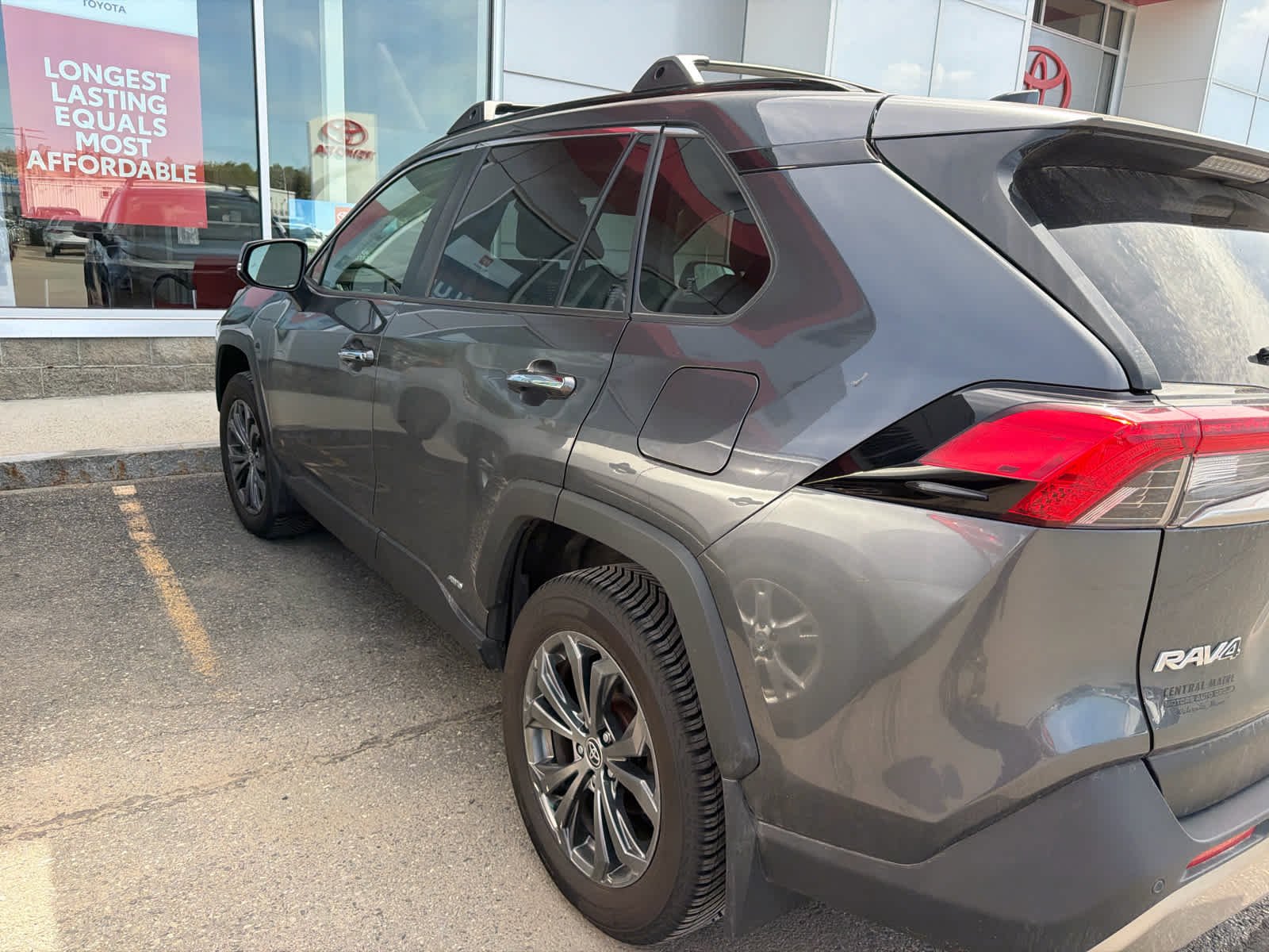 Used 2023 Magnetic Gray Metallic Toyota Hybrid Limited image 3