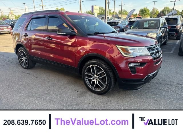 Used 2019 Red Ford Sport image 2