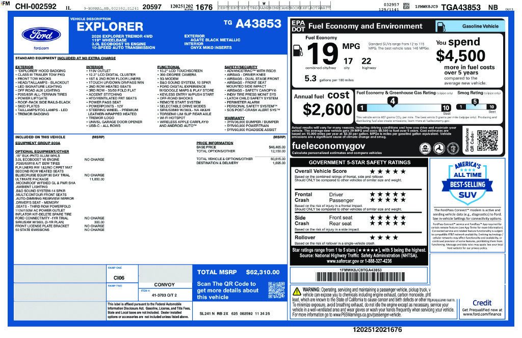 2026 Ford Explorer Tremor - Photo 40