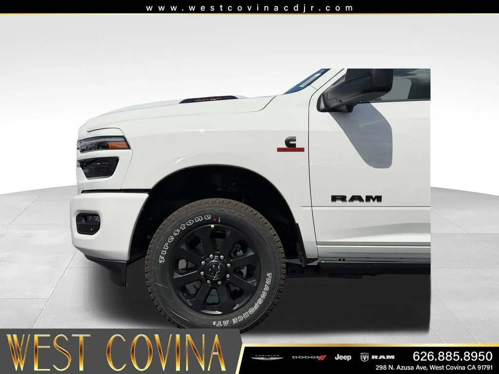 New 2026 Bright White Clear-Coat Exterior Paint RAM Laramie image 11