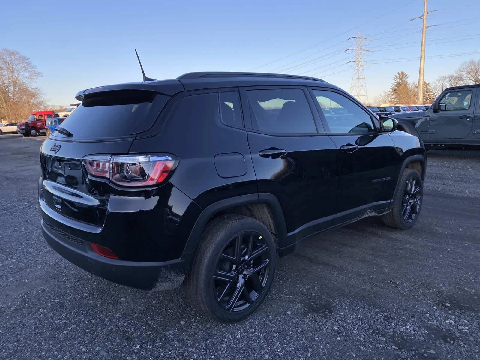 New 2026 Diamond Black Crystal Pearlcoat Jeep Limited Altitude image 2