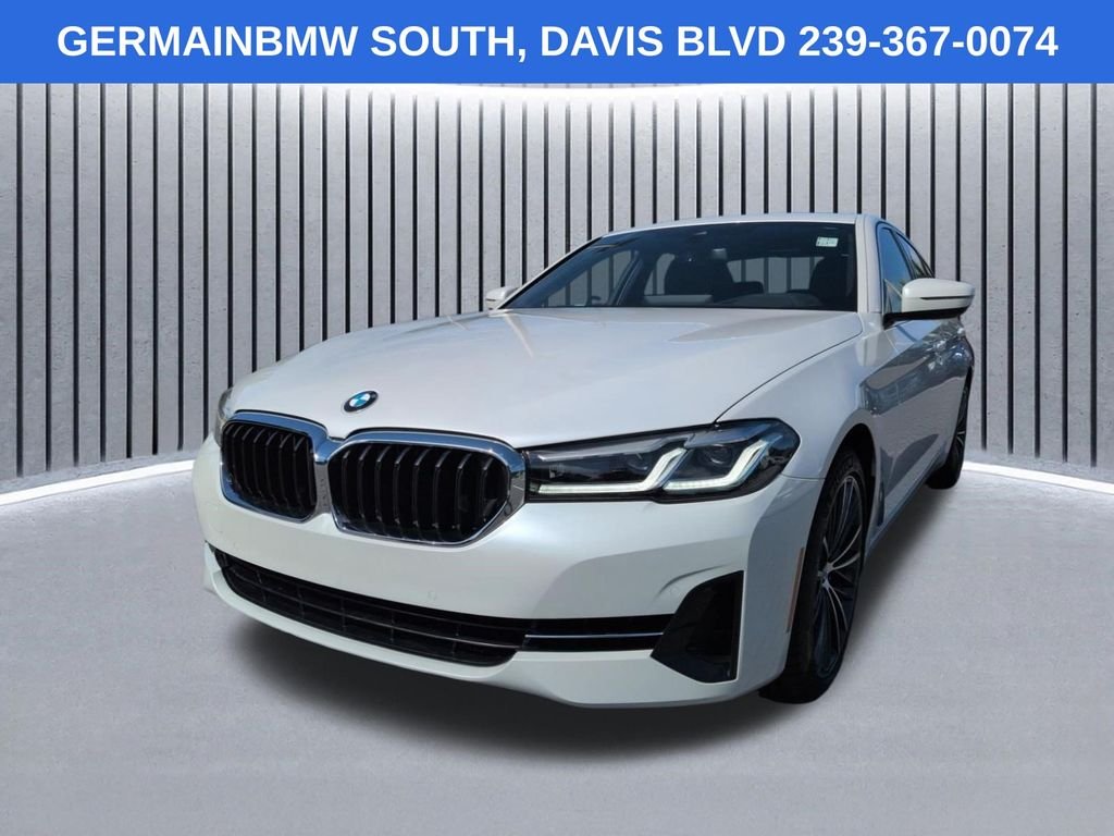 Certified Used 2023 White Metallic BMW 540i xDrive image 9