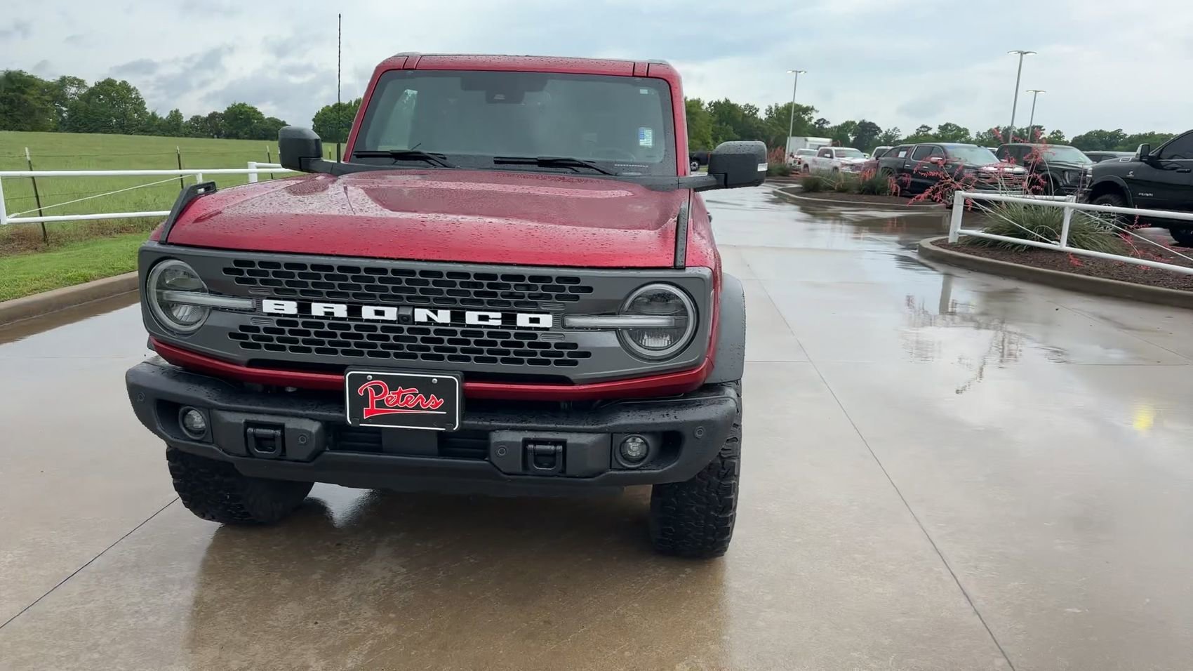 Used 2025 Ruby Red Metallic Ford Badlands image 3