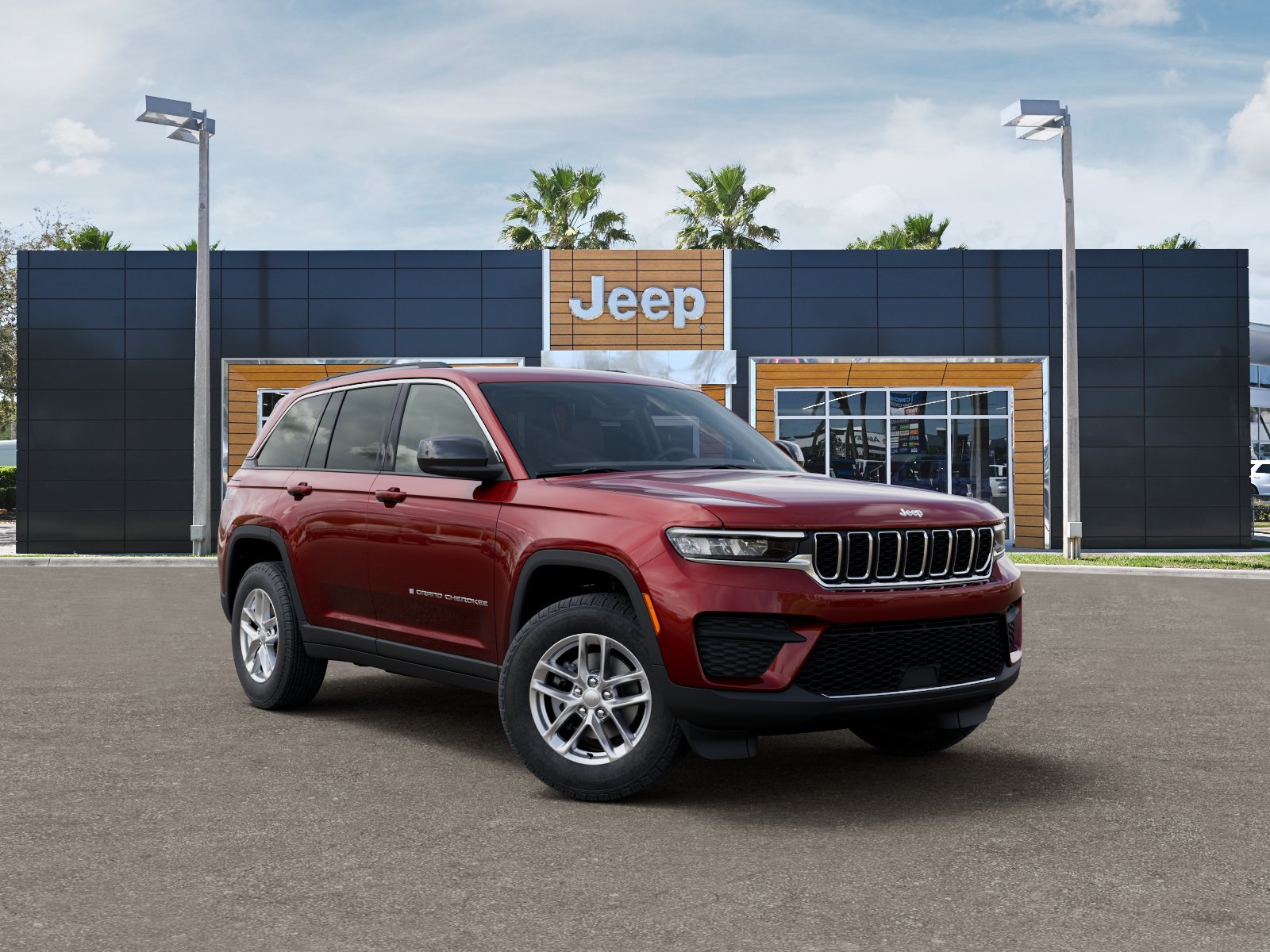 New 2026 Velvet Red Pearl-Coat Exterior Paint Jeep Laredo image 5