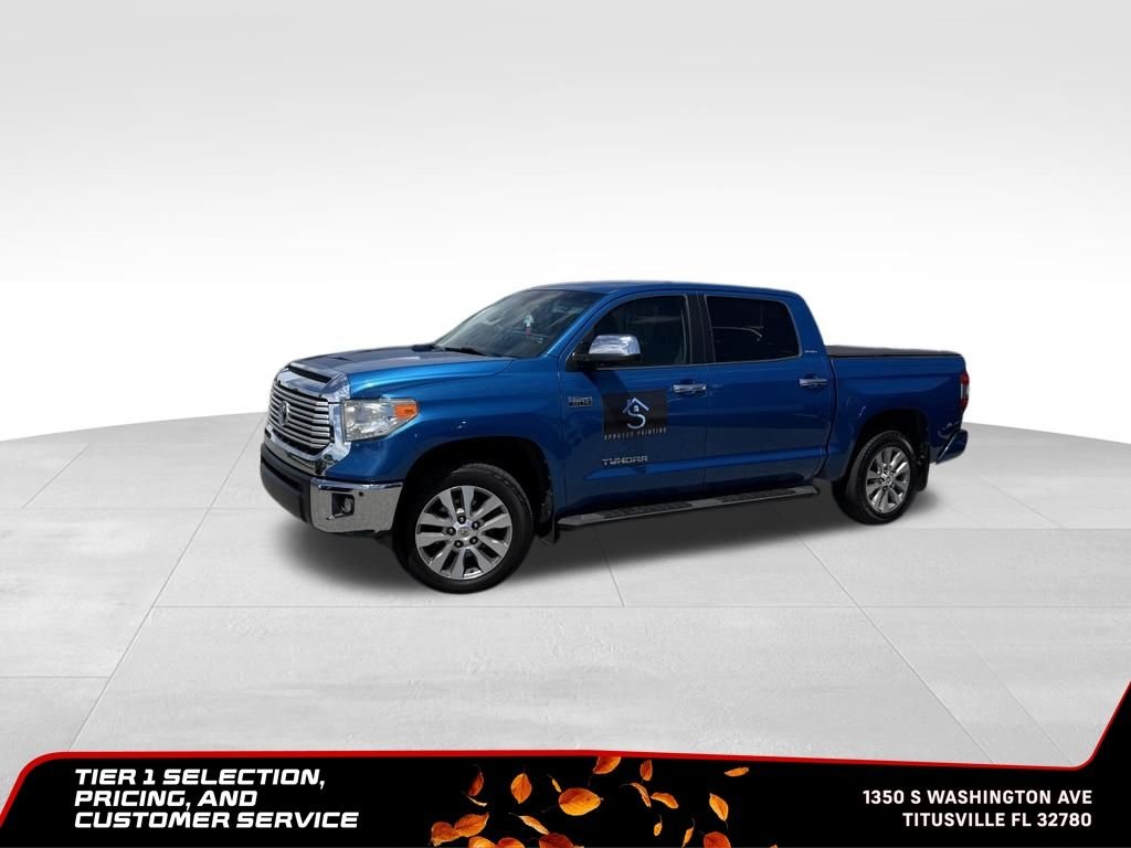 Used 2017 Blue Toyota Limited image 2
