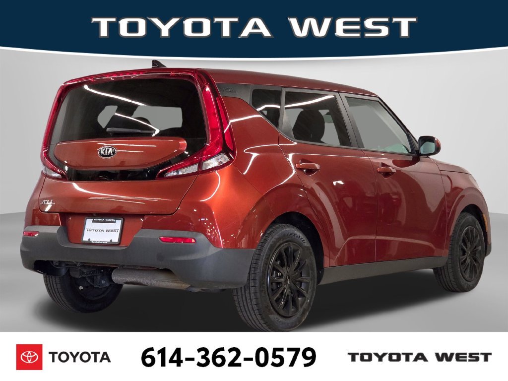 Used 2021 Orange Kia LX image 7