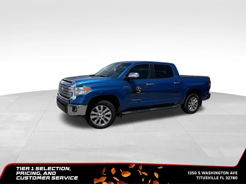 Used 2017 Blue Toyota Limited image 2
