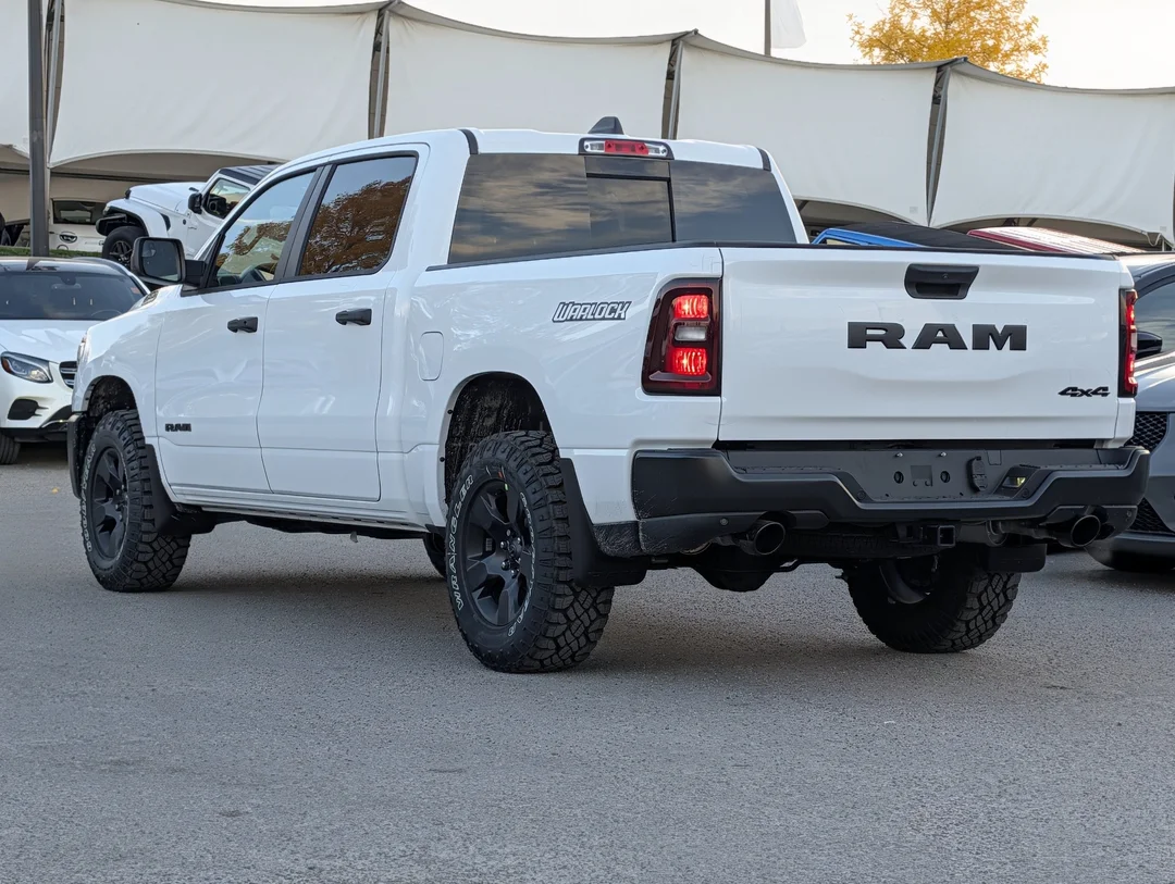 New 2026 White RAM Warlock - - 4x4 - 3.0L Hurricane Twin Turbo - E-Locker Axle - 18 Black Wheels & More! image 6