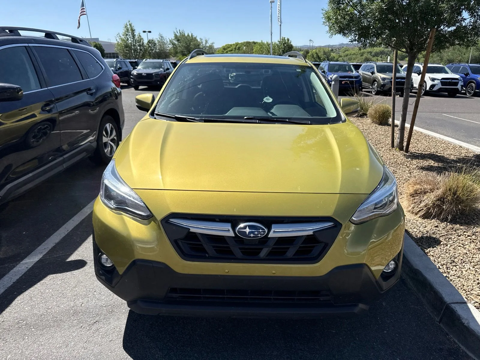 Used 2023 Yellow Subaru Limited image 2