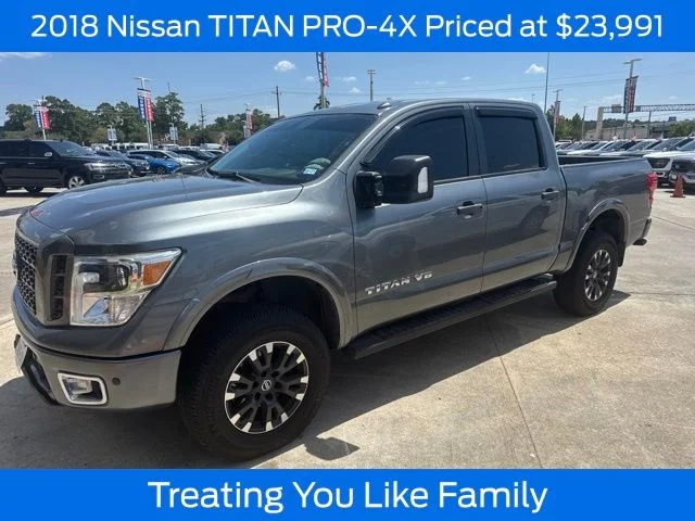 Used 2018 Gun Metallic Nissan PRO-4X image 1