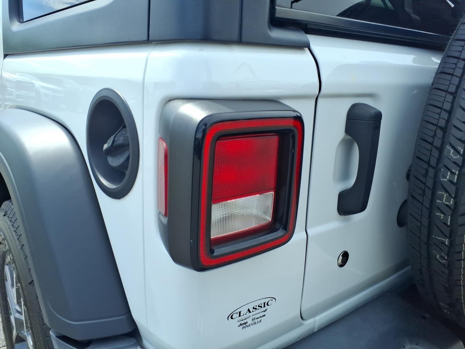 Used 2021 Bright White Clearcoat Jeep Unlimited Willys Sport image 16