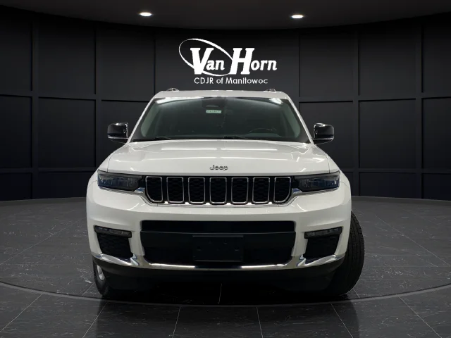 Used 2021 Bright White Clearcoat Jeep Limited image 2