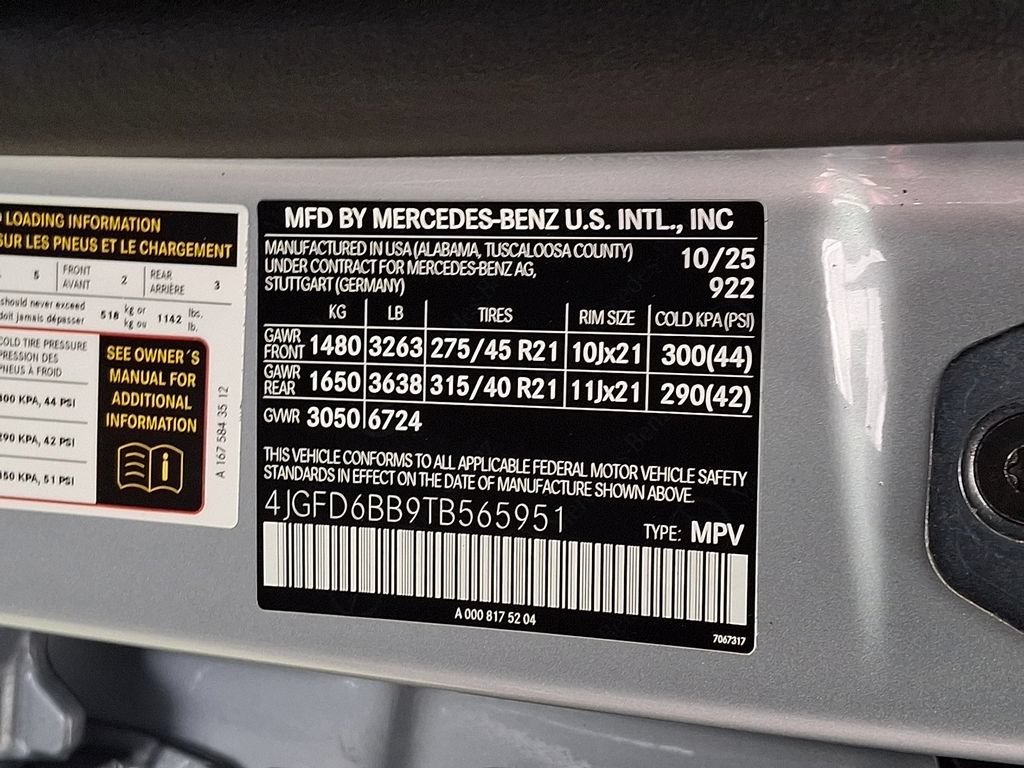 New 2026 Cirrus Silver Metallic Mercedes-Benz GLE 53 AMG® image 57