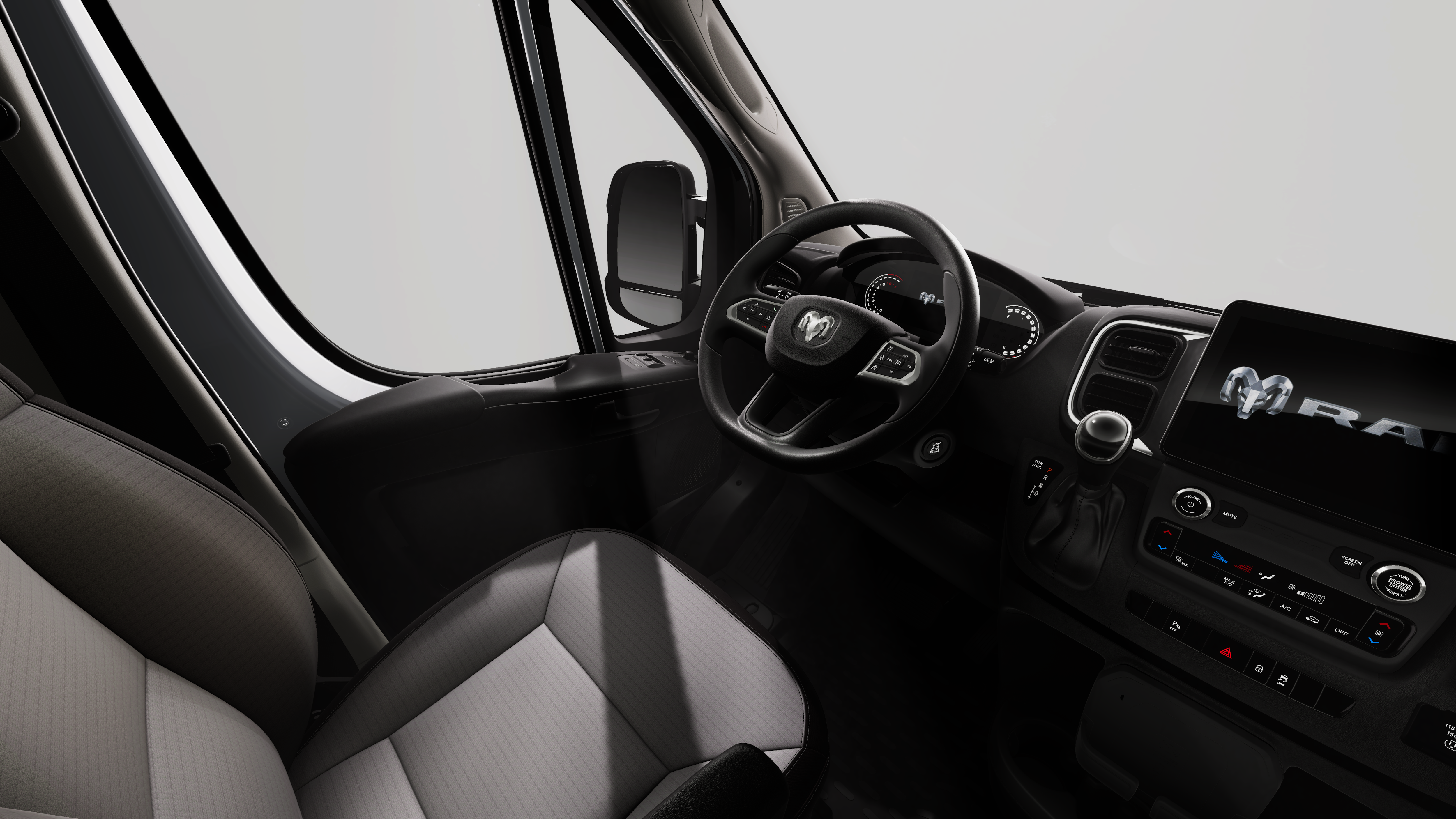 New 2026 Ceramic Gray Clear-Coat Exterior Paint RAM High Roof image 8
