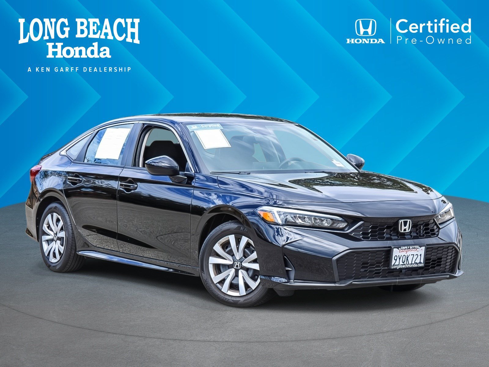 Certified Used 2026 Crystal Black Pearl Honda 2WD LX image 1
