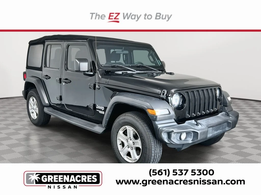 Used 2018 Black Jeep Unlimited Sport S image 1