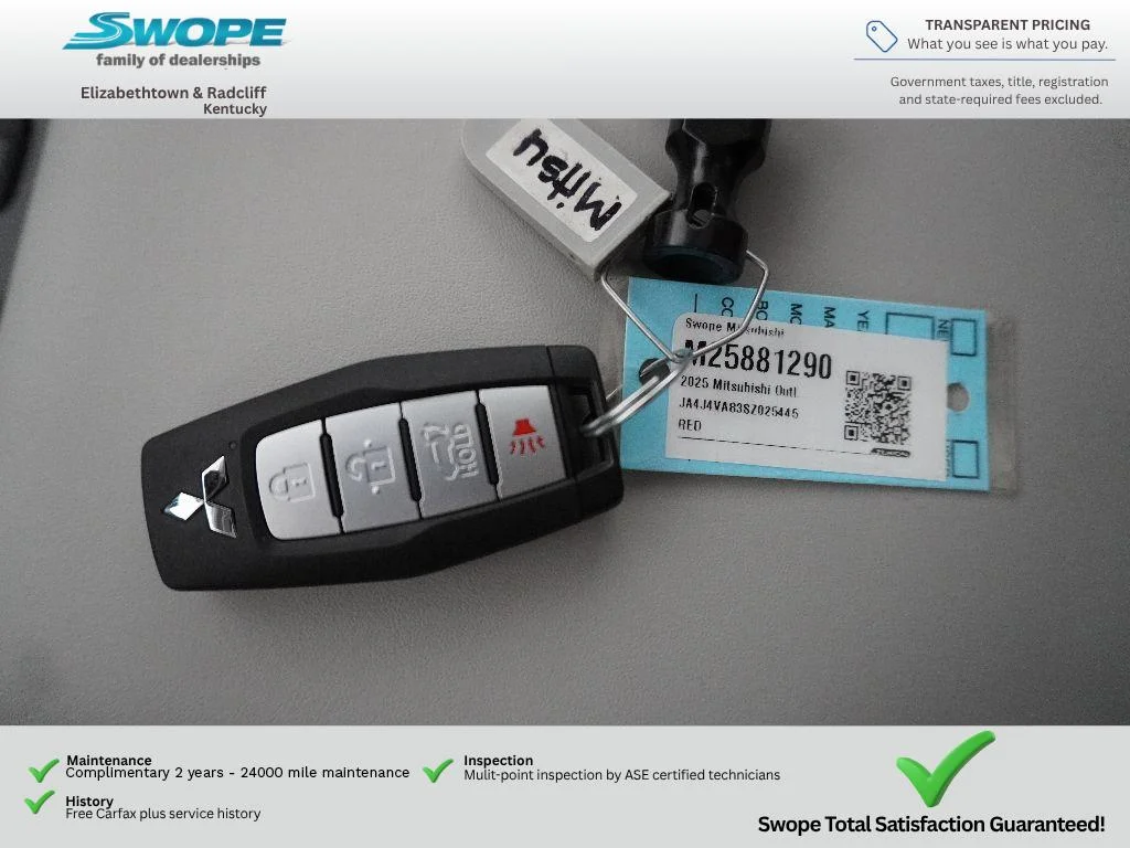 Used 2025 Red Diamond Mitsubishi SE image 29