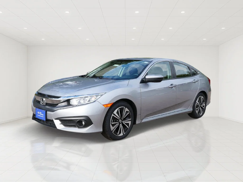 Certified 2018 Honda Civic EX-T with VIN 19XFC1E30JE003628 for sale in White Bear Lake, Minnesota