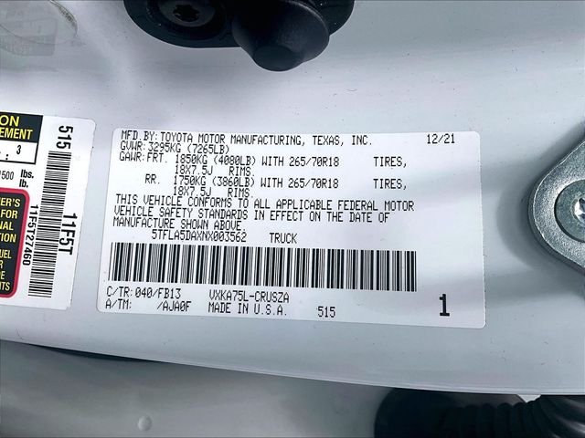 Used 2022 White Toyota SR5 image 35