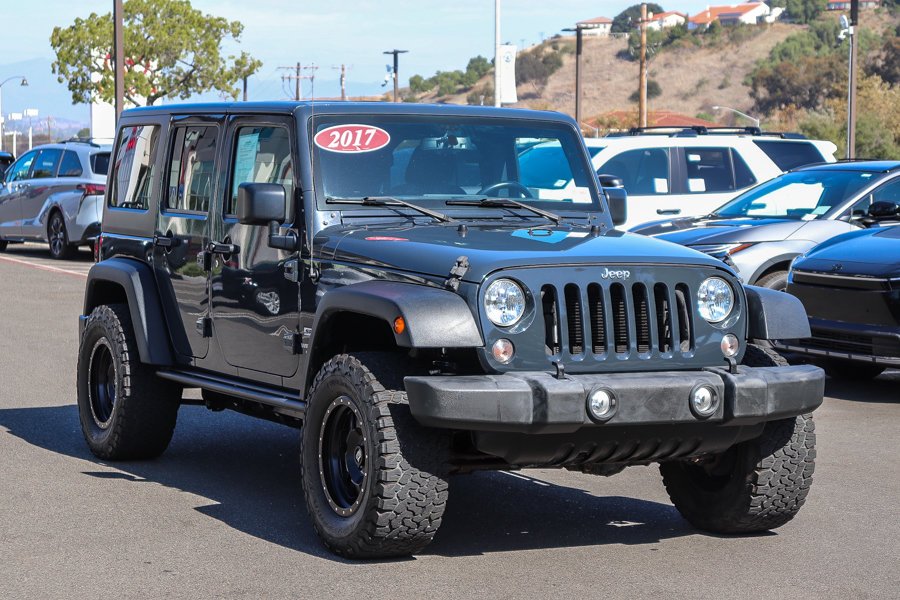 Used 2017 Jeep Wrangler Unlimited Sport S with VIN 1C4BJWDG0HL602486 for sale in San Juan Capistrano, CA