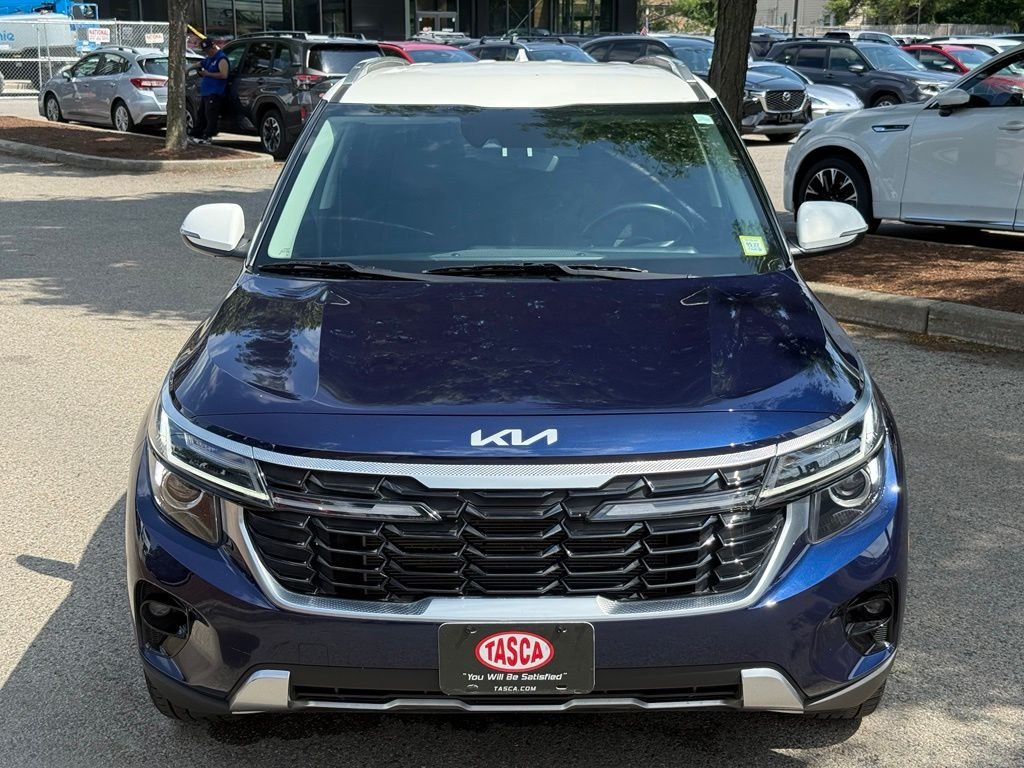 Used 2024 Dark Ocean Blue / White Roof Kia S image 3