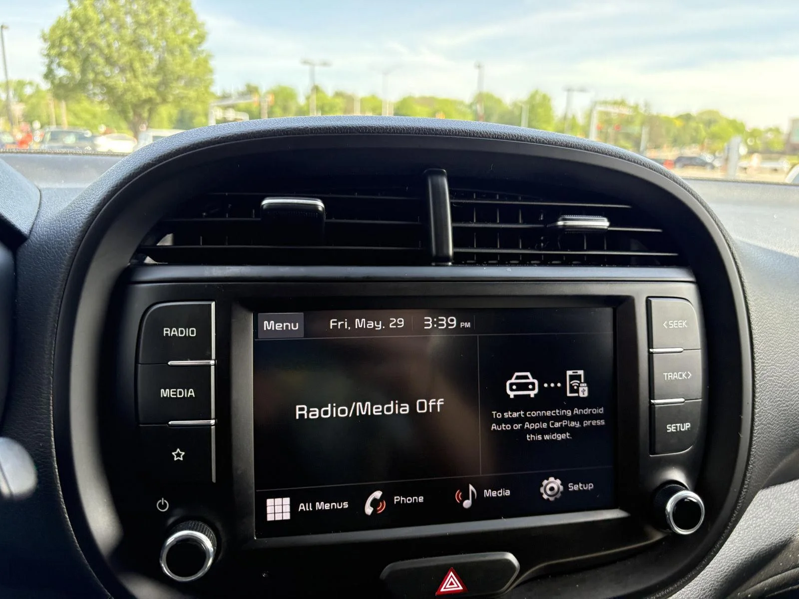 Used 2022 Inferno Red Kia LX image 8