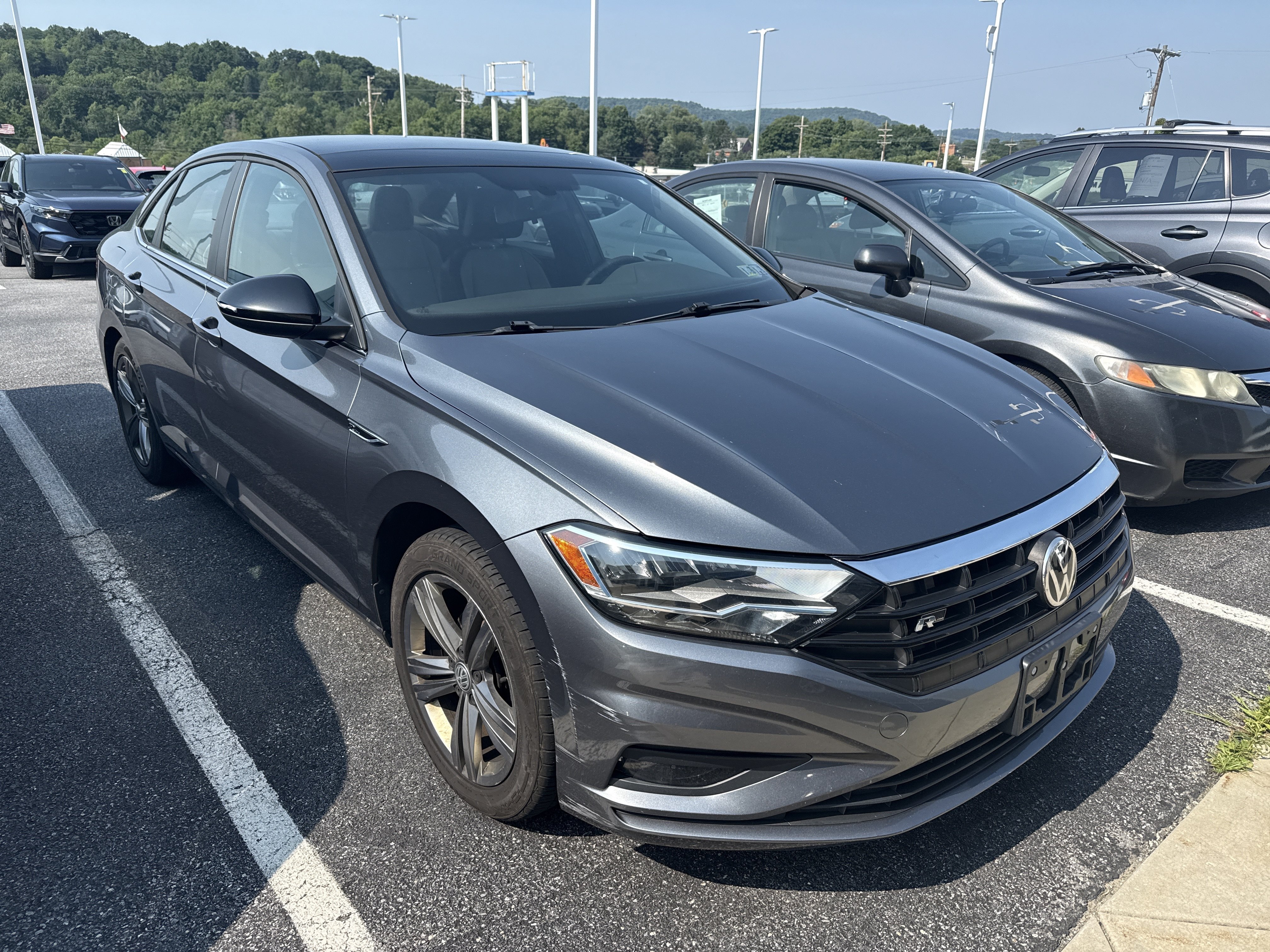 Used 2019 Platinum Gray Metallic Volkswagen R-Line image 2