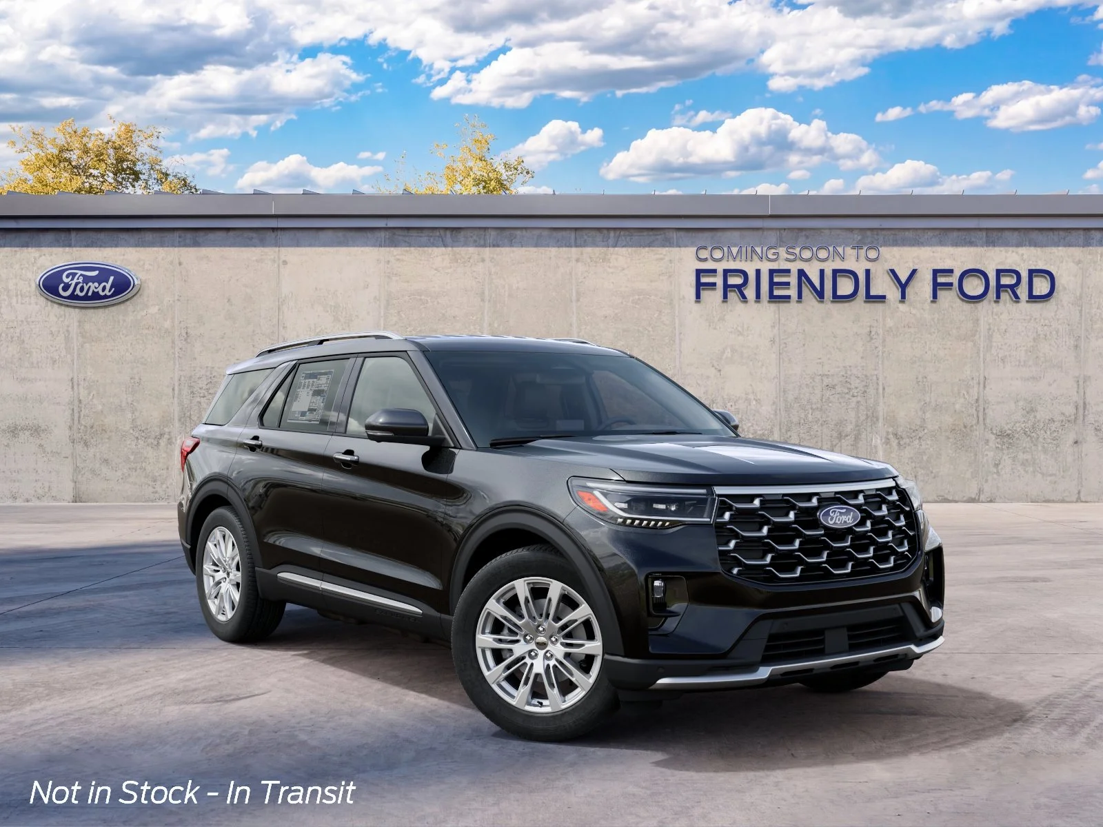New 2027 Agate Black Metallic Ford Platinum™ image 4