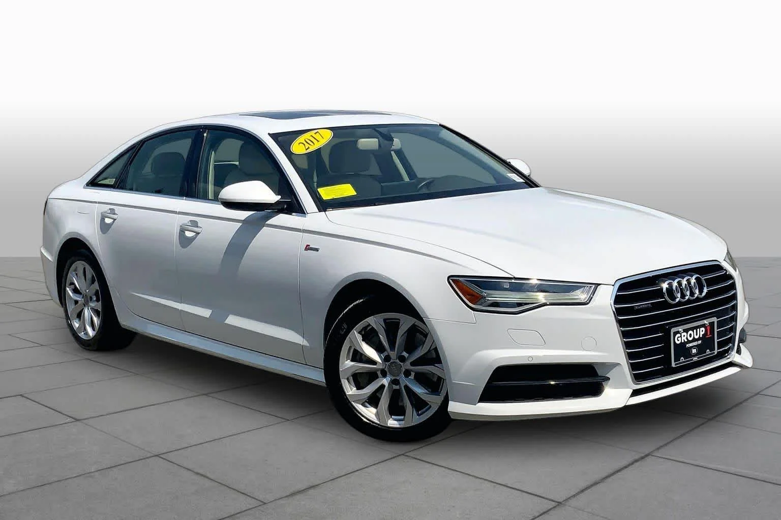 Certified Used 2017 Glacier White Metallic Audi Premium Plus image 3