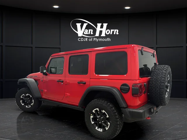 New 2026 Firecracker Red Clear-Coat Exterior Paint Jeep Rubicon image 5