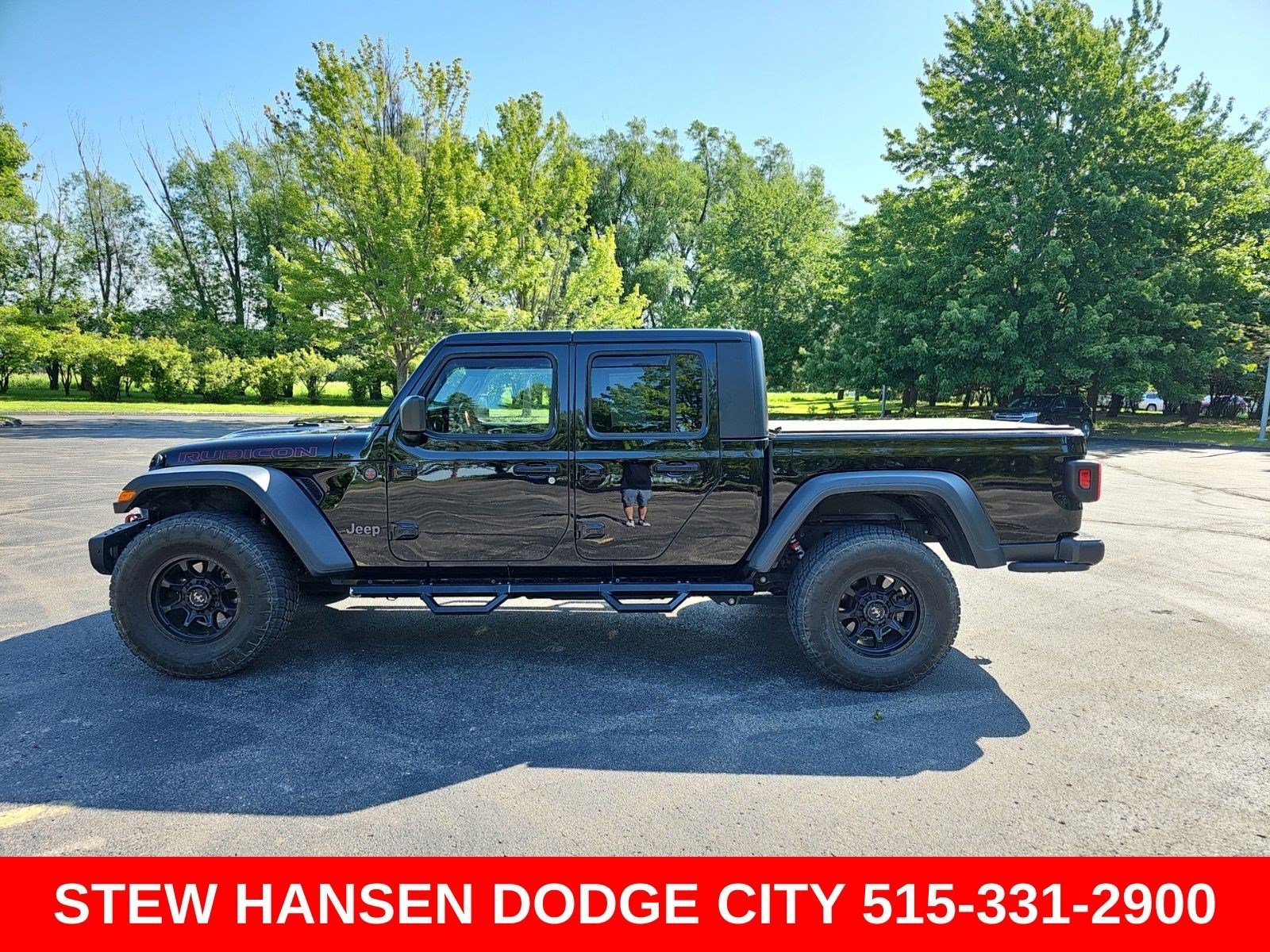 Used 2021 Black Clearcoat Jeep Rubicon image 1