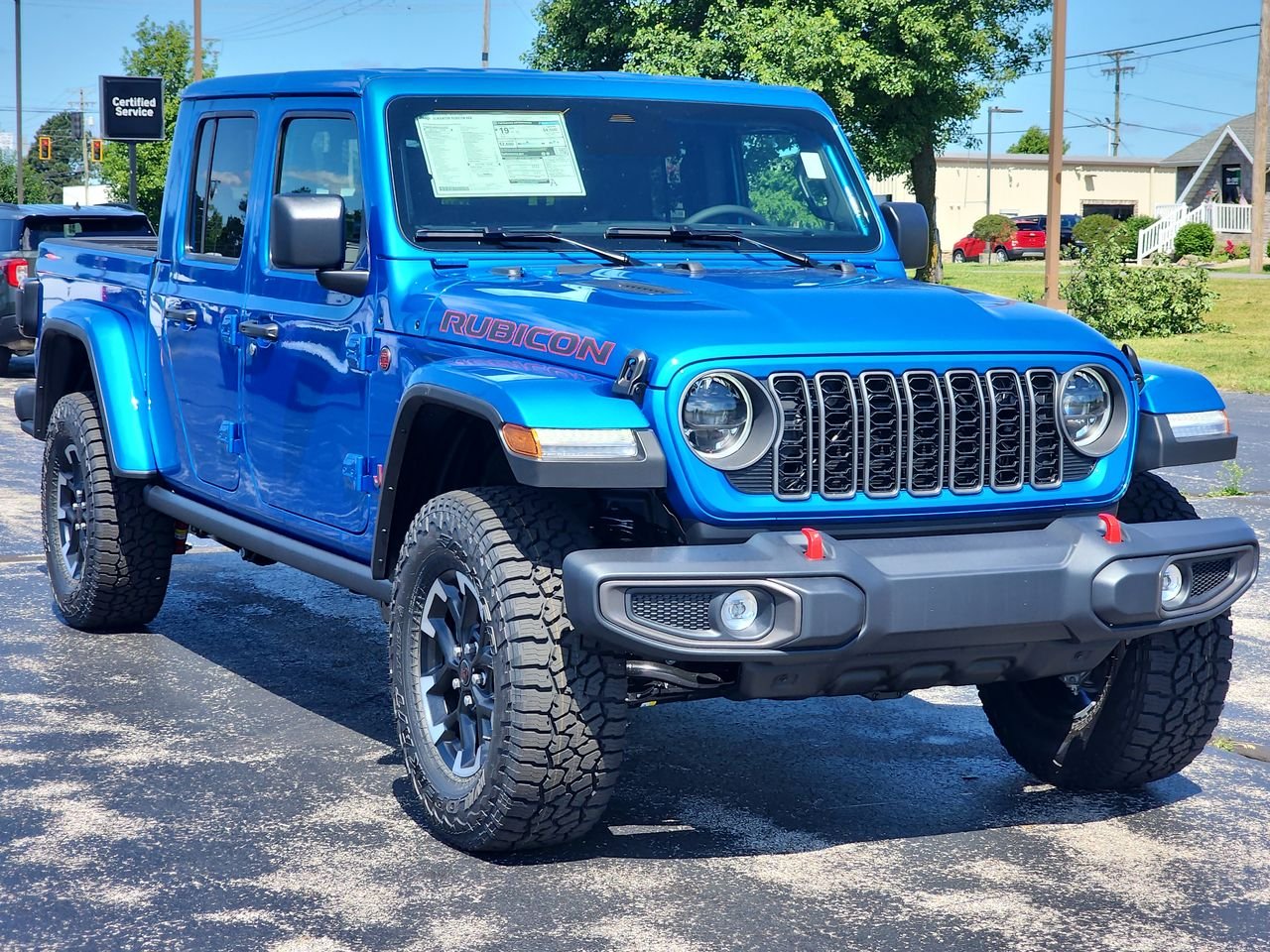 New 2026 Hydro Blue Pearl-Coat Exterior Paint Jeep Rubicon image 1