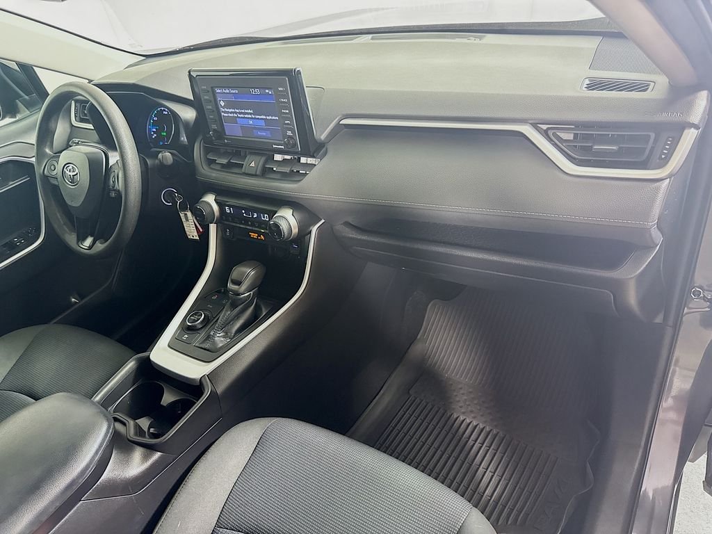 Used 2021 Magnetic Gray Metallic Toyota Hybrid LE image 28