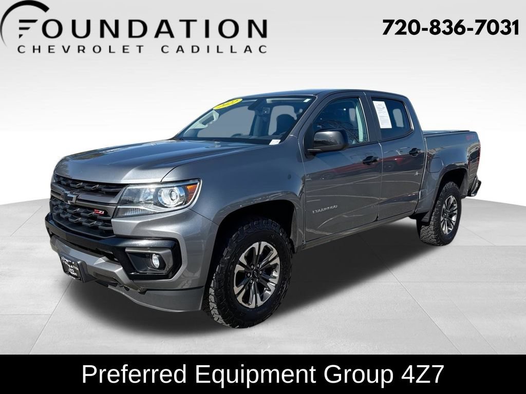 Used 2022 SATIN STEEL METALLIC Chevrolet 4WD Z71 image 1