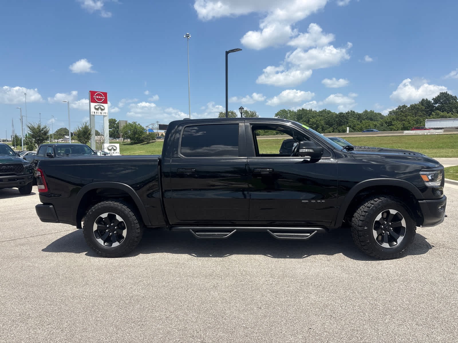 Used 2021 Diamond Black Crystal Pearlcoat Ram Rebel image 11