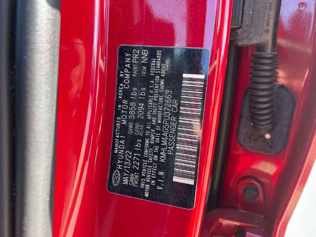 Certified Used 2023 Red Hyundai SEL image 18