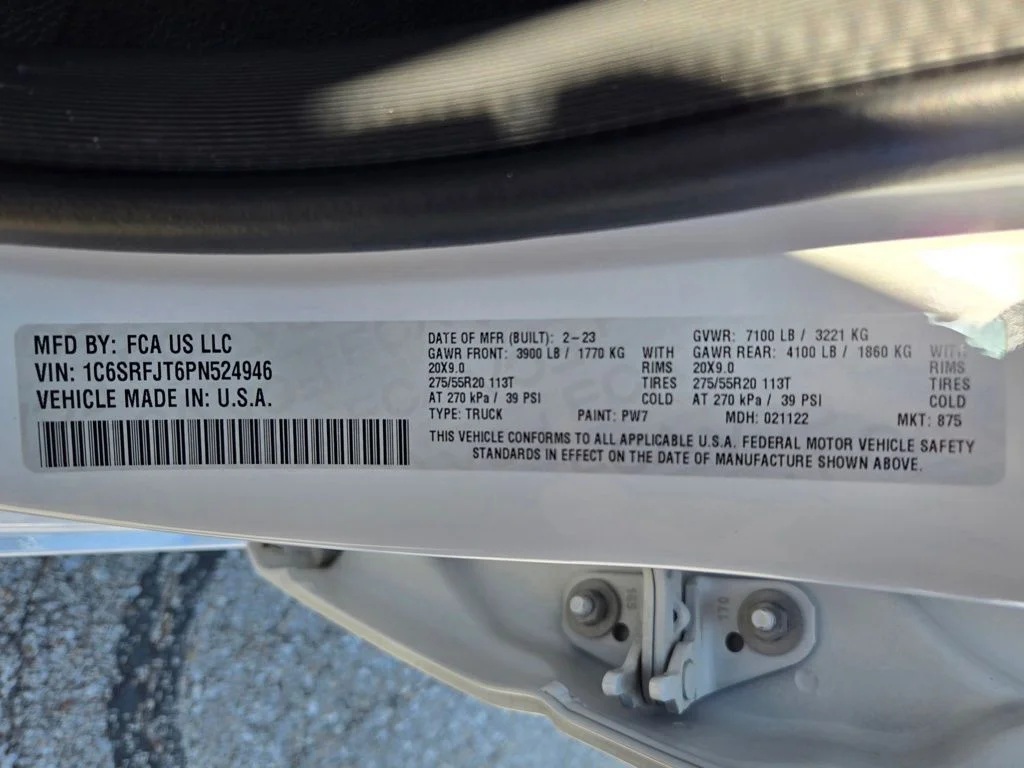 Certified Used 2023 White Ram Laramie image 34