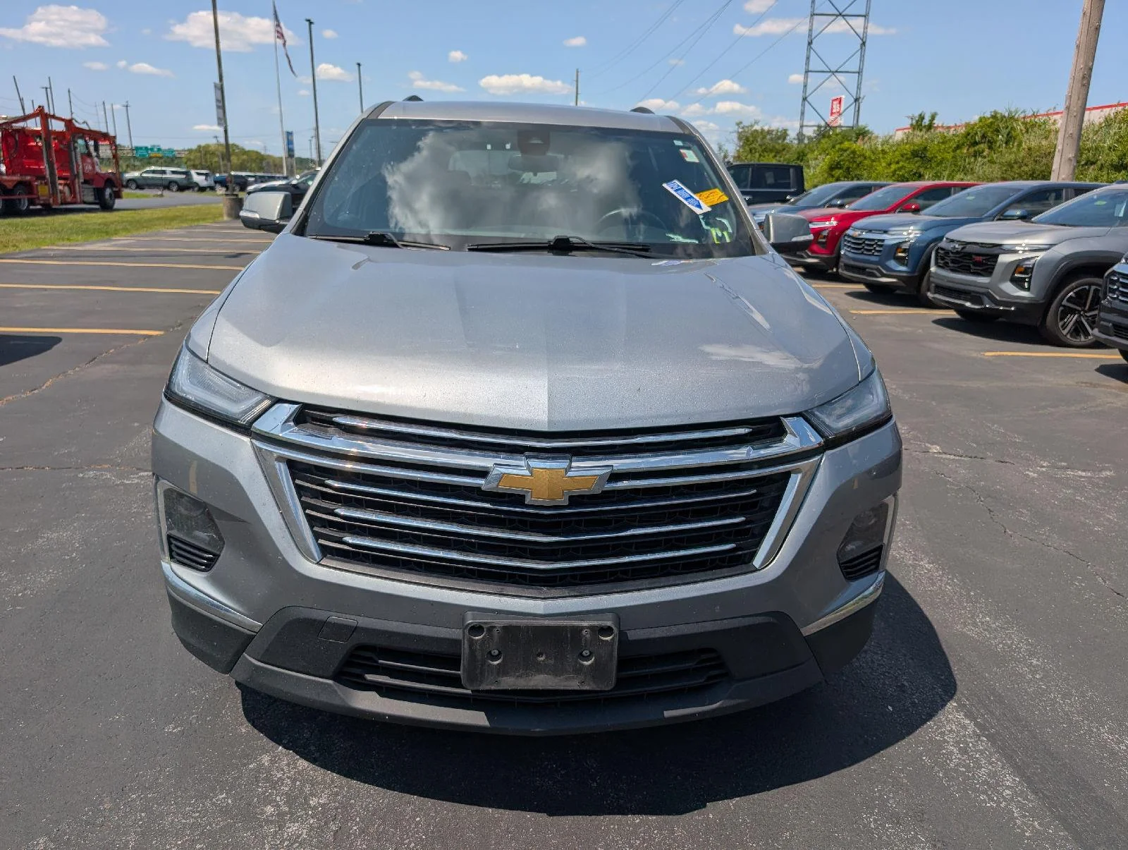 Used 2023 STERLING GRAY METALLIC Chevrolet LT Cloth image 2