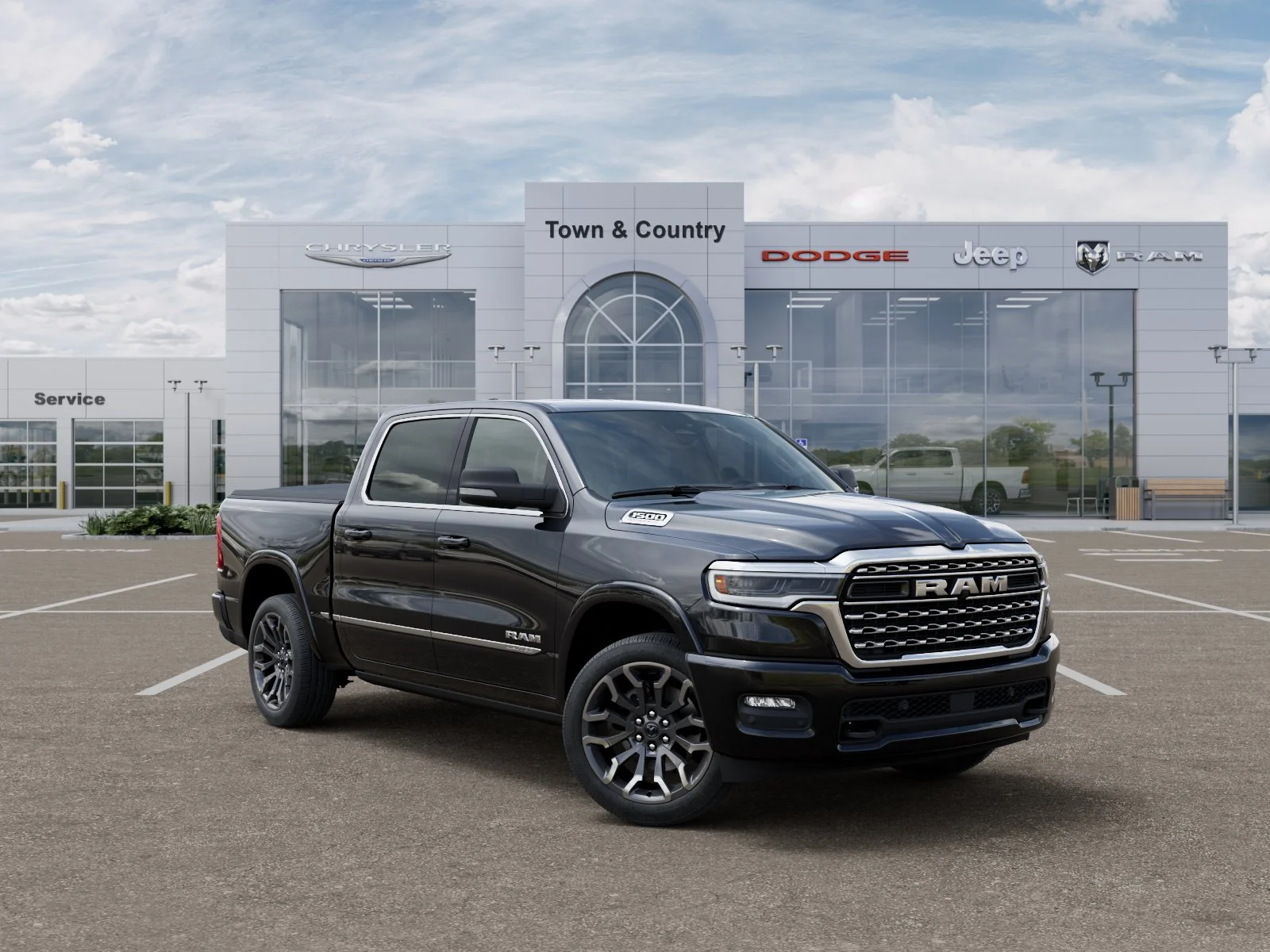 New 2027 Diamond Black Crystal Pearl-Coat Exterior Paint RAM Limited image 31