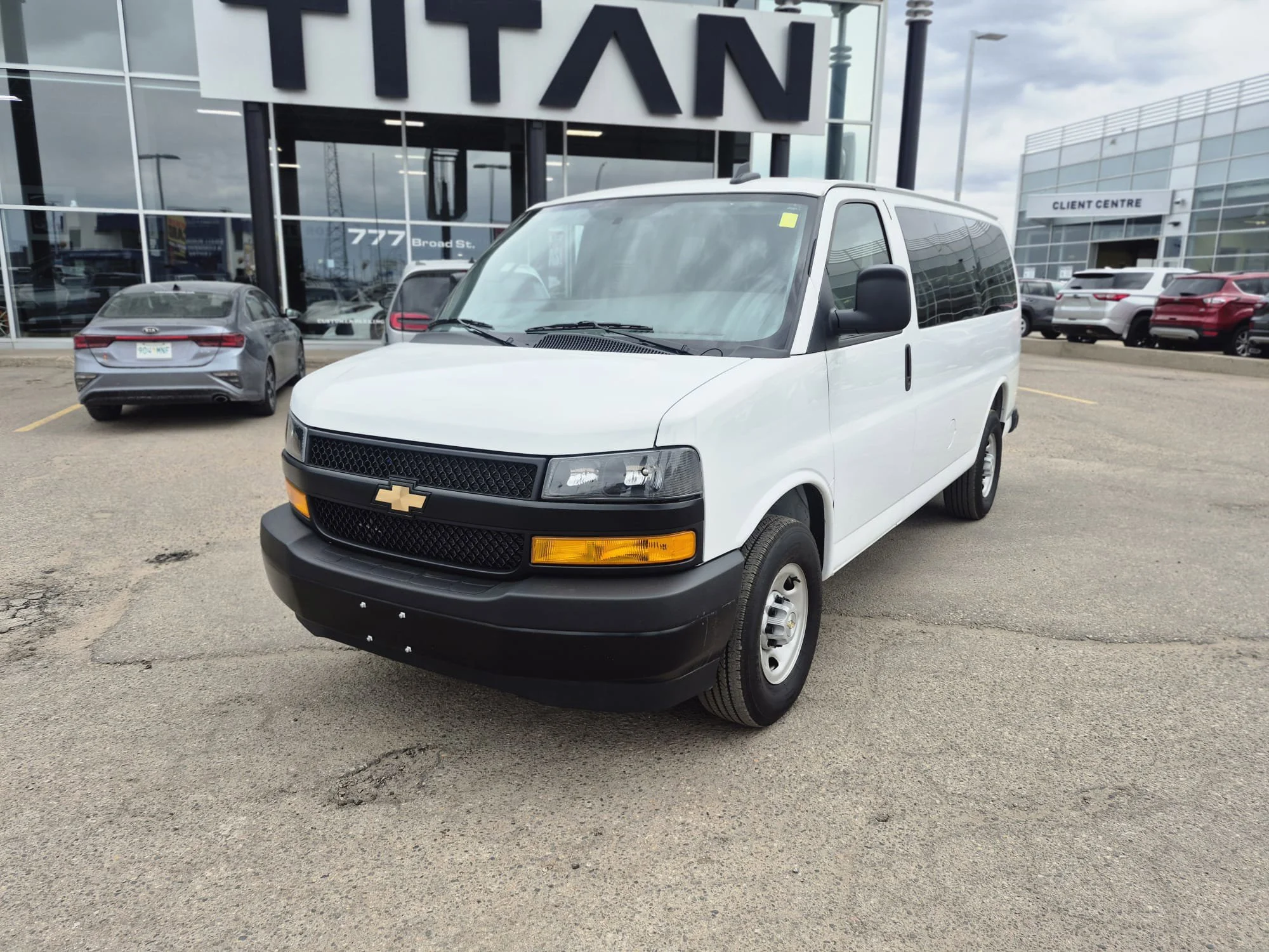 Certified Used 2025 Summit White Chevrolet LS Passenger*12 Pass | 6.6L V8 | Remote Start | Rear Climate | Htd Mirrors | Rubber Lined Flooring image 3