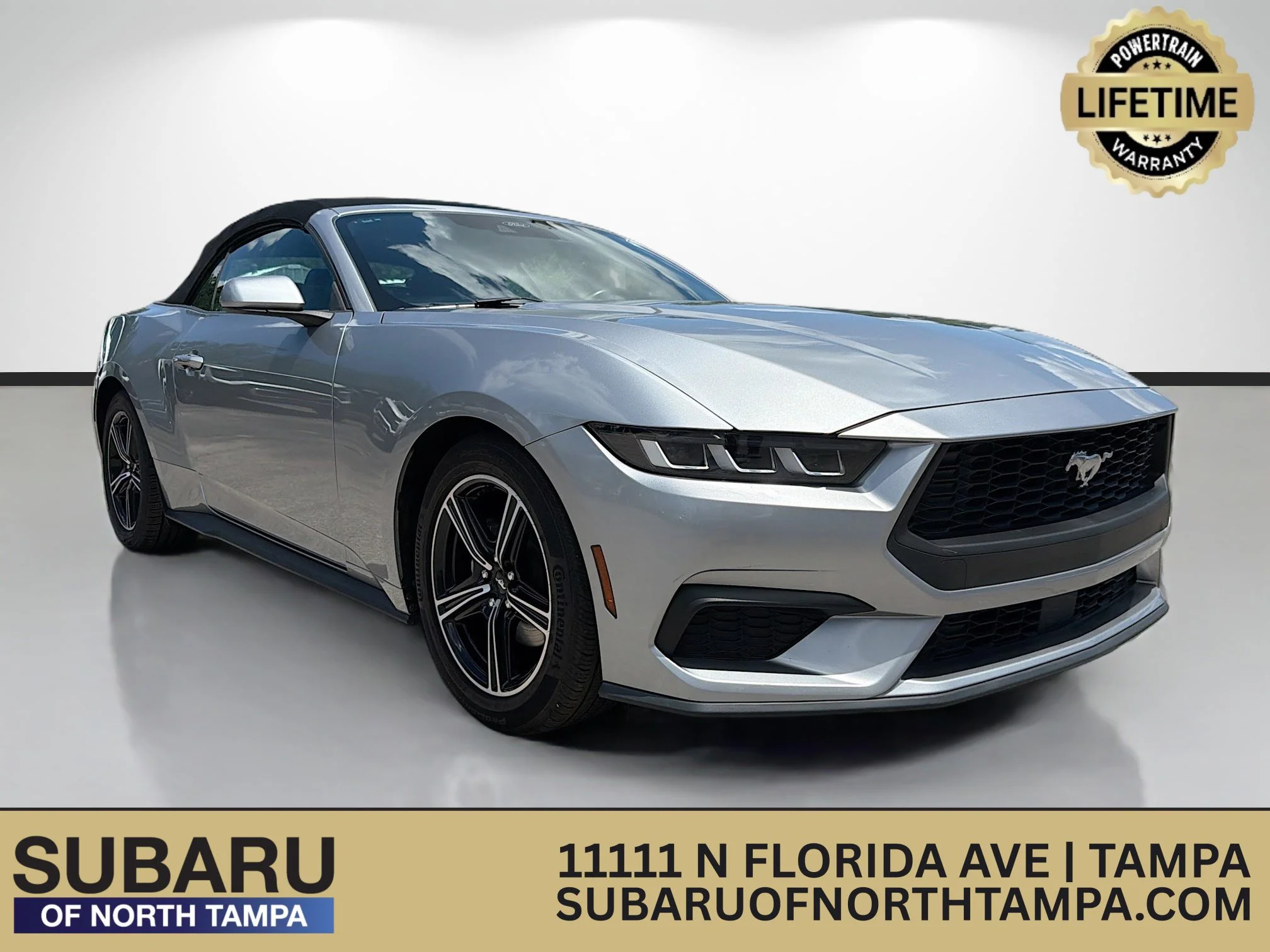 Used 2024 Silver Metallic Ford EcoBoost Premium image 1