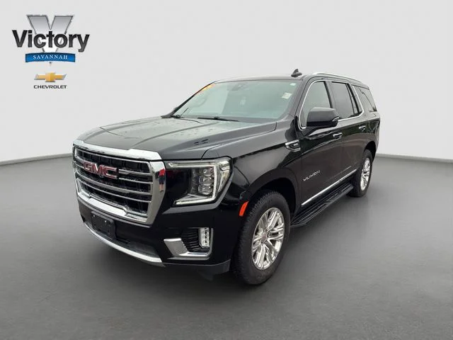 Used 2021 Black GMC SLT image 3