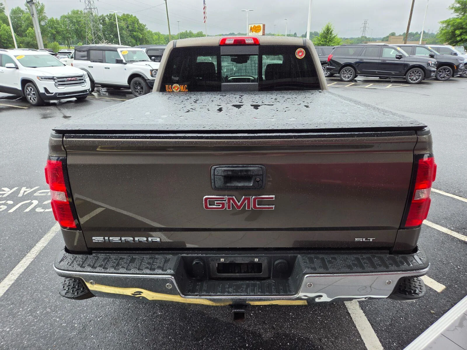 Used 2015 BRONZE ALLOY METALLIC GMC SLT image 7