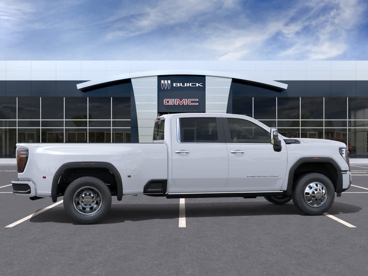 New 2026 Glacier White Tricoat GMC Denali Ultimate DRW image 5