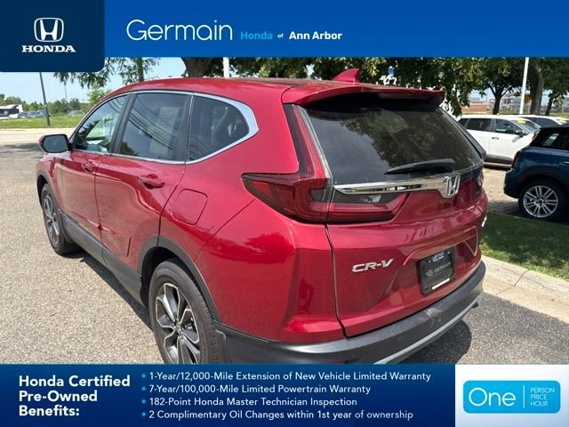 Certified Used 2021 Radiant Red Metallic Honda AWD EX-L image 12
