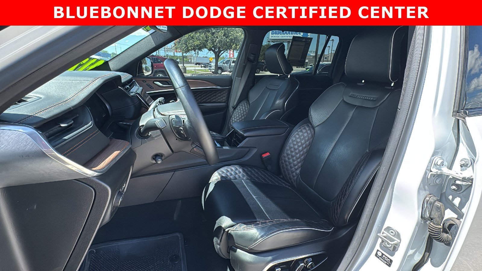 Used 2023 Bright White Clearcoat Jeep Summit image 14