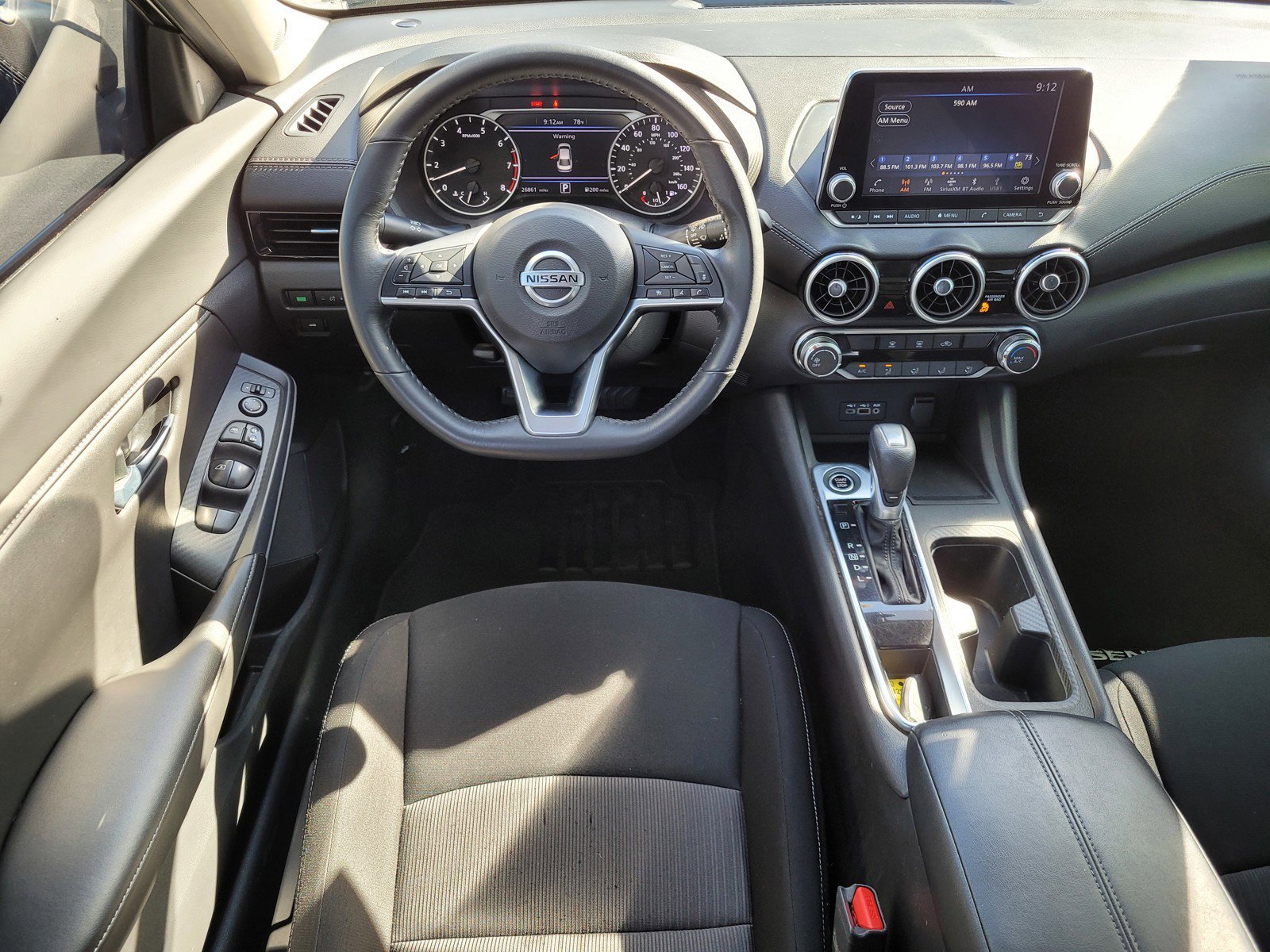 Used 2022 Super Black Nissan SV image 12