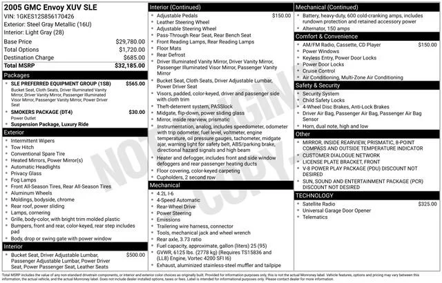 2005 GMC Envoy SLE's photo